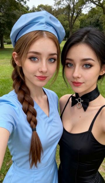 2 Girls Blowjob v2 - Before